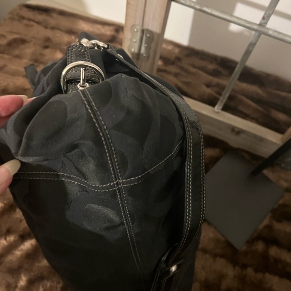 Coach Madison Signature Shoulder Bag with Crossbody Strap - Picture 7 of 11